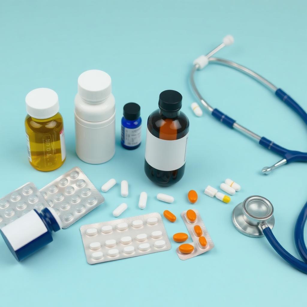 Assorted pharmaceutical products and medicines